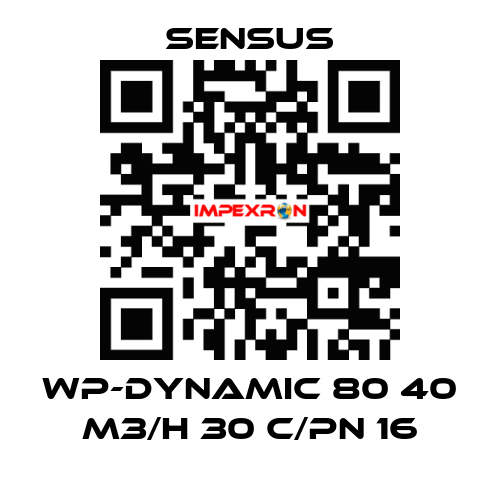 Wp-Dynamic 80 40 m3/h 30 c/PN 16 Sensus