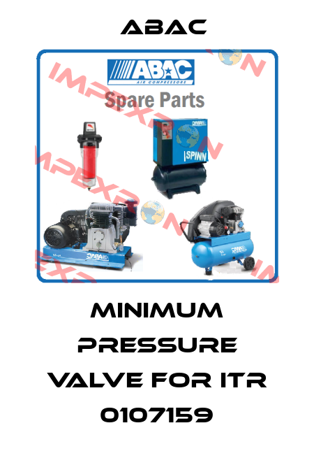 minimum pressure valve for ITR 0107159 ABAC