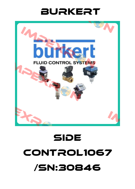SIDE CONTROL1067 /SN:30846 Burkert