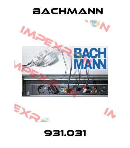 931.031 Bachmann
