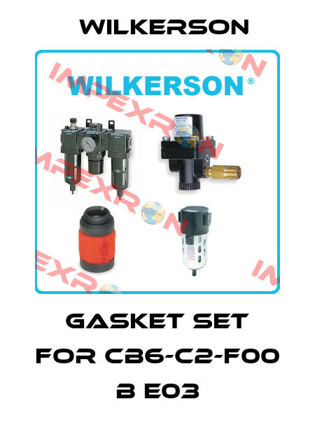 gasket set for CB6-C2-F00 B E03 Wilkerson
