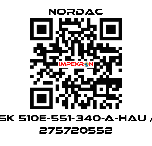 SK 510E-551-340-A-HAU / 275720552 NORDAC
