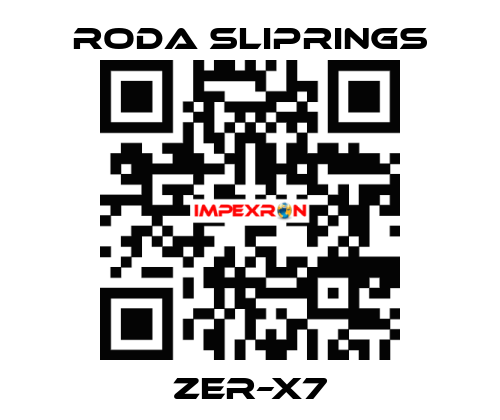 ZER–X7 Roda Sliprings
