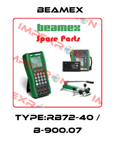 TYPE:RB72-40 / B-900.07 Beamex