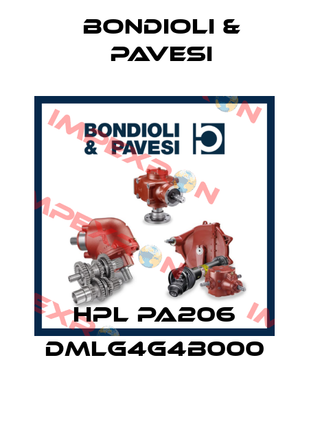 HPL PA206 DMLG4G4B000 Bondioli & Pavesi