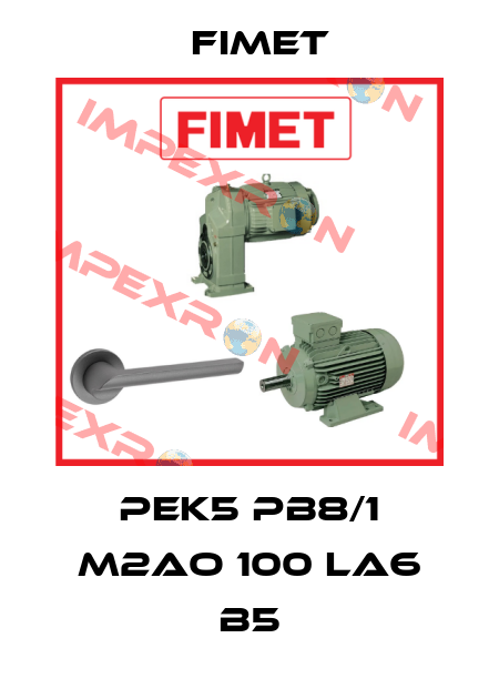 PEK5 PB8/1 M2AO 100 LA6 B5 Fimet
