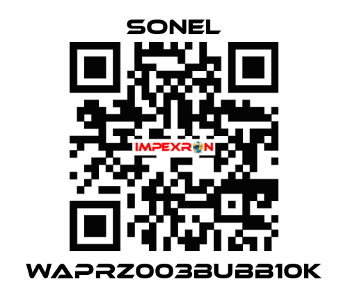 WAPRZ003BUBB10K Sonel
