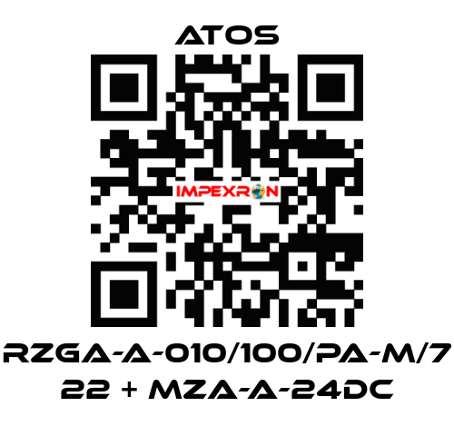 RZGA-A-010/100/PA-M/7 22 + MZA-A-24DC Atos