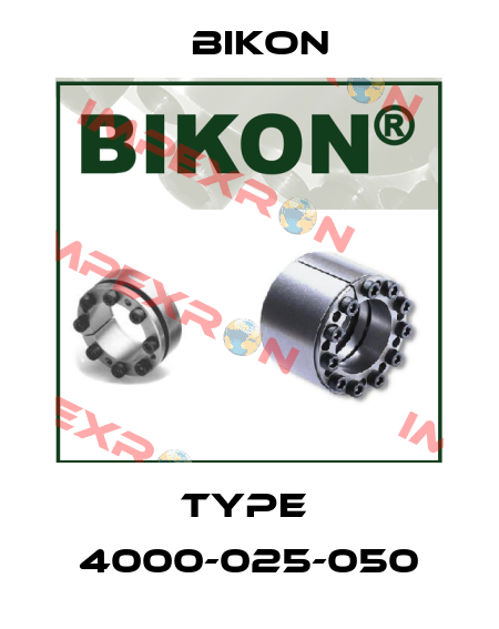 Type  4000-025-050 Bikon