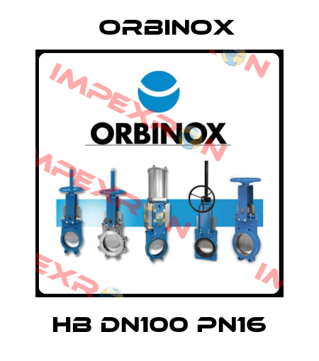 HB DN100 PN16 Orbinox