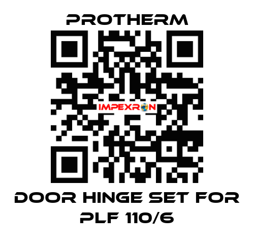 Door hinge set for PLF 110/6 PROTHERM
