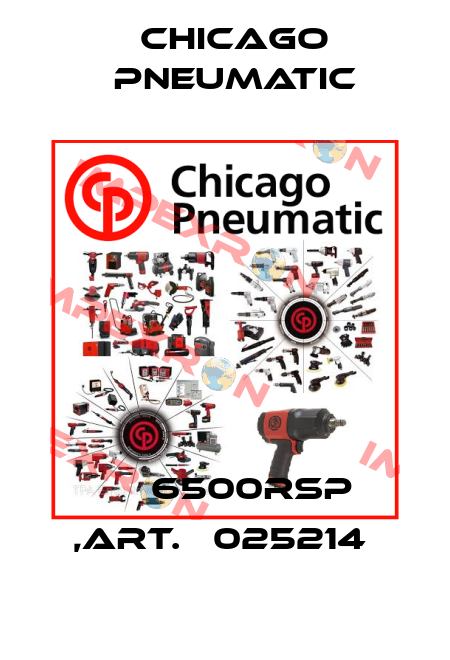 СР 6500RSP ,ART. Т025214  Chicago Pneumatic