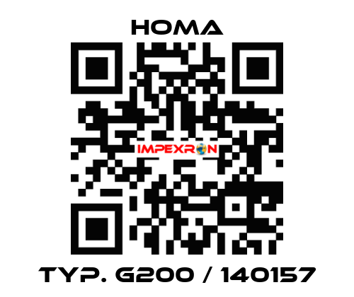 Typ. G200 / 140157 HOMA
