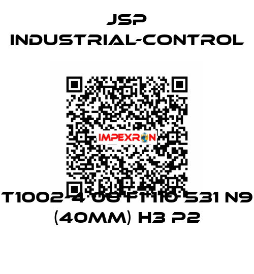 T1002-4 06 F1 110 S31 N9 (40mm) H3 P2 JSP Industrial-Control