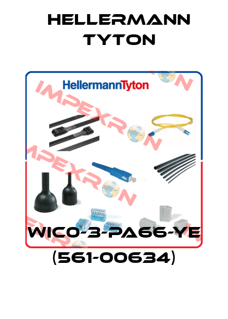 WIC0-3-PA66-YE (561-00634) Hellermann Tyton