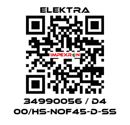 34990056 / D4 00/HS-NOF45-D-SS ELEKTRA