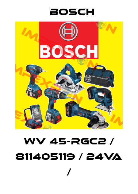 WV 45-RGC2 / 811405119 / 24VA / Bosch