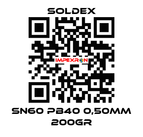 Sn60 Pb40 0,50mm 200Gr SOLDEX