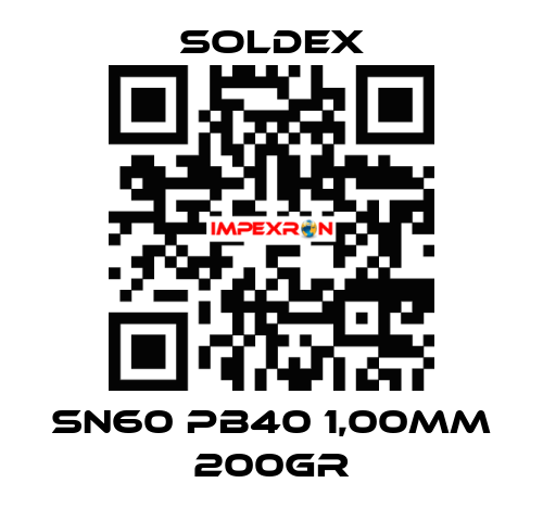 Sn60 Pb40 1,00mm 200Gr SOLDEX