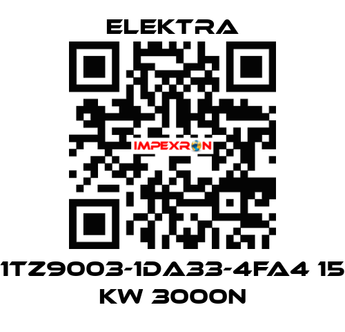 1TZ9003-1DA33-4FA4 15 kW 3000n ELEKTRA