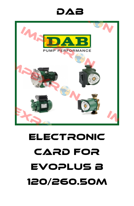 electronic card for Evoplus B 120/260.50M DAB