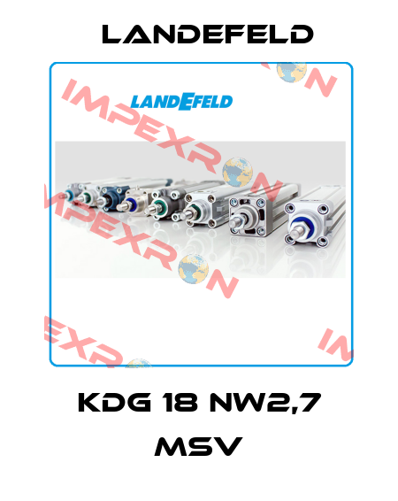 KDG 18 NW2,7 MSV Landefeld