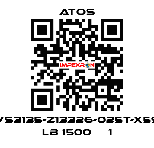 VS3135-Z13326-025T-X59 LB 1500 АС1 Atos