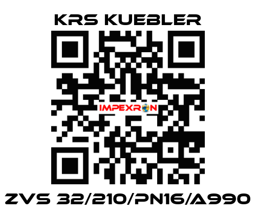 ZVS 32/210/PN16/A990 KRS KUEBLER