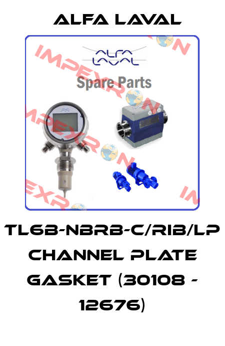 TL6B-NBRB-C/RIB/LP CHANNEL PLATE GASKET (30108 - 12676) Alfa Laval