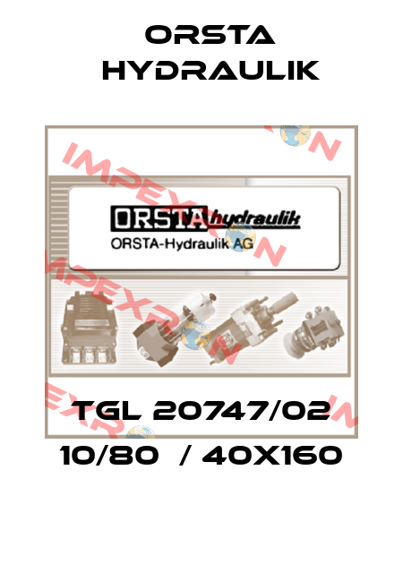 TGL 20747/02 10/80  / 40x160 Orsta Hydraulik