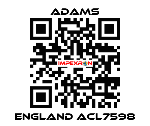 ENGLAND ACL7598 ADAMS