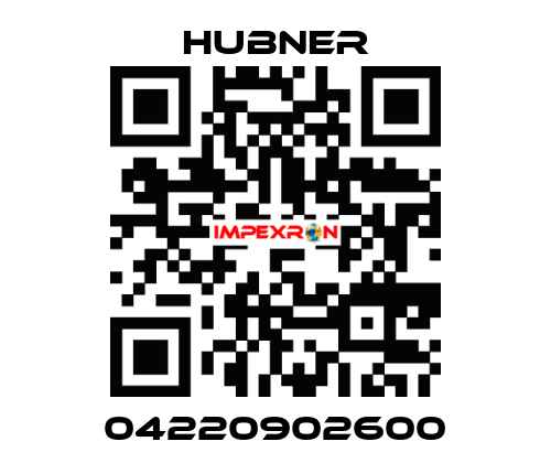 04220902600 HUBNER