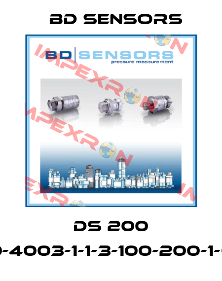 DS 200 780-4003-1-1-3-100-200-1-070 Bd Sensors