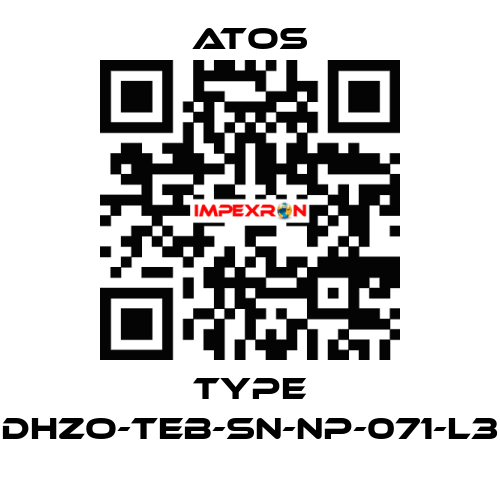 Type DHZO-TEB-SN-NP-071-L3 Atos