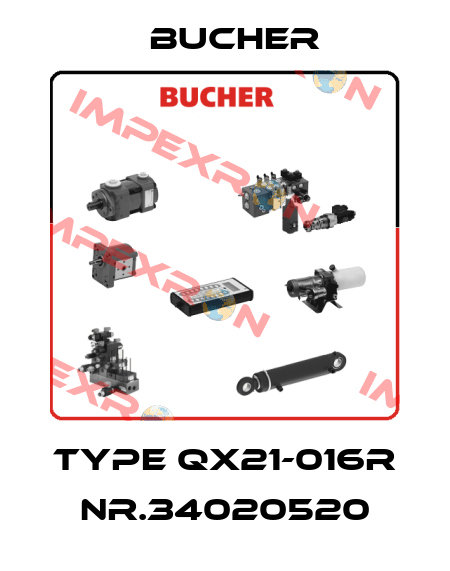 Type QX21-016R  Nr.34020520 Bucher
