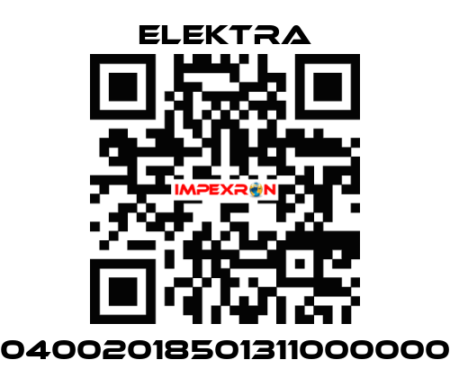 04002018501311000000 ELEKTRA