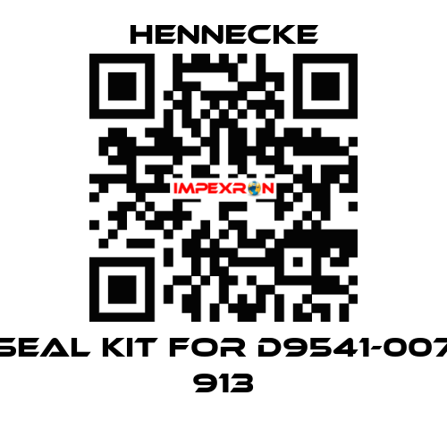 seal kit for D9541-007 913 Hennecke