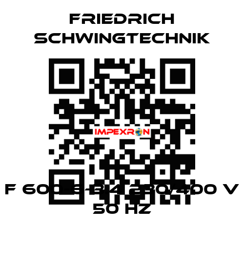 F 600-6-3.4 230/400 V 50 Hz Friedrich Schwingtechnik