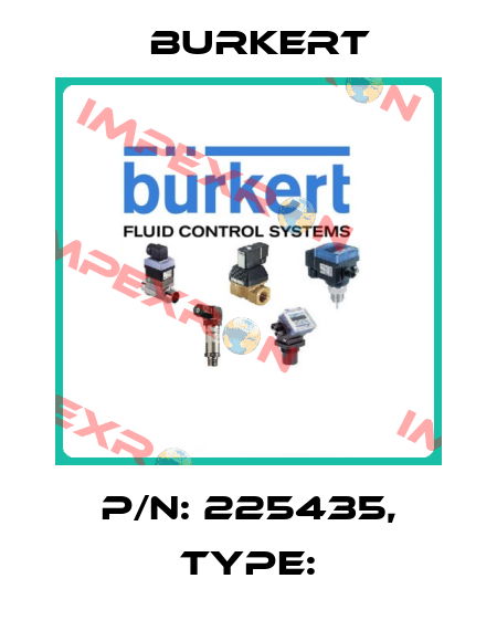 p/n: 225435, Type: Burkert