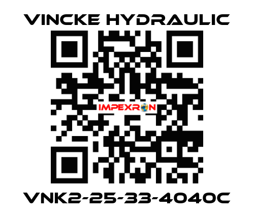 VNK2-25-33-4040C VINCKE HYDRAULIC