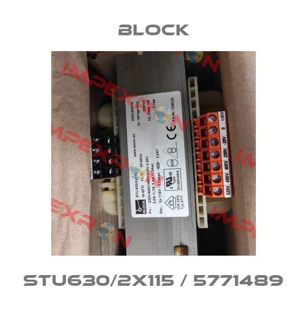 STU630/2X115 / 5771489 Block