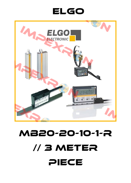 MB20-20-10-1-R // 3 meter piece Elgo