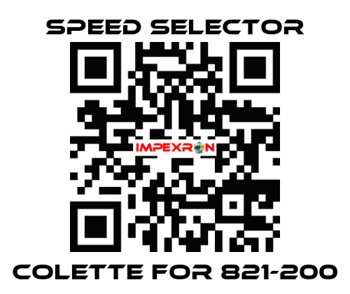 colette for 821-200 Speed Selector