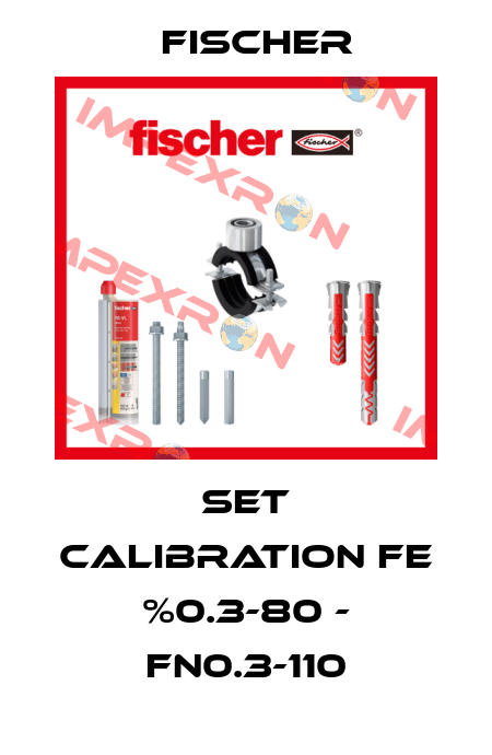 SET CALIBRATION FE %0.3-80 - FN0.3-110 Fischer