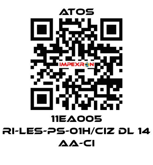 11EA005 RI-LES-PS-01H/CIZ DL 14 AA-CI Atos