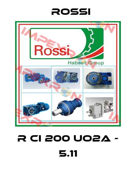 R CI 200 UO2A - 5.11 Rossi