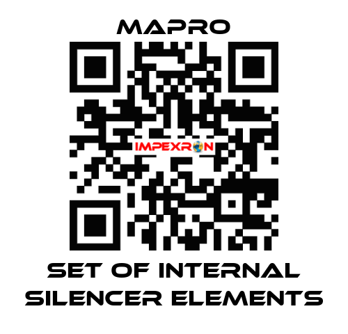 set of internal silencer elements Mapro