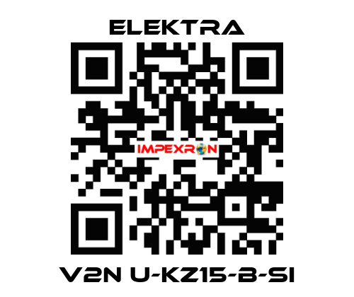 V2N U-KZ15-B-SI ELEKTRA
