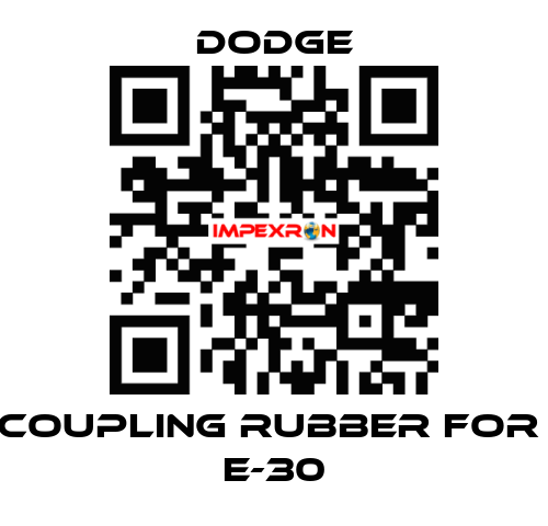 COUPLING RUBBER for  E-30 Dodge