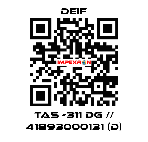 TAS -311 DG // 41893000131 (D) Deif
